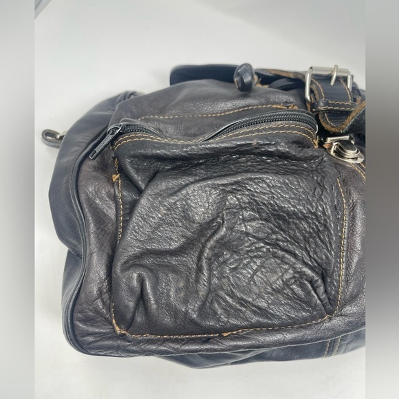 RUGBY CANADA Pebbled Leather Convertible Backpack - Picture 5 of 10